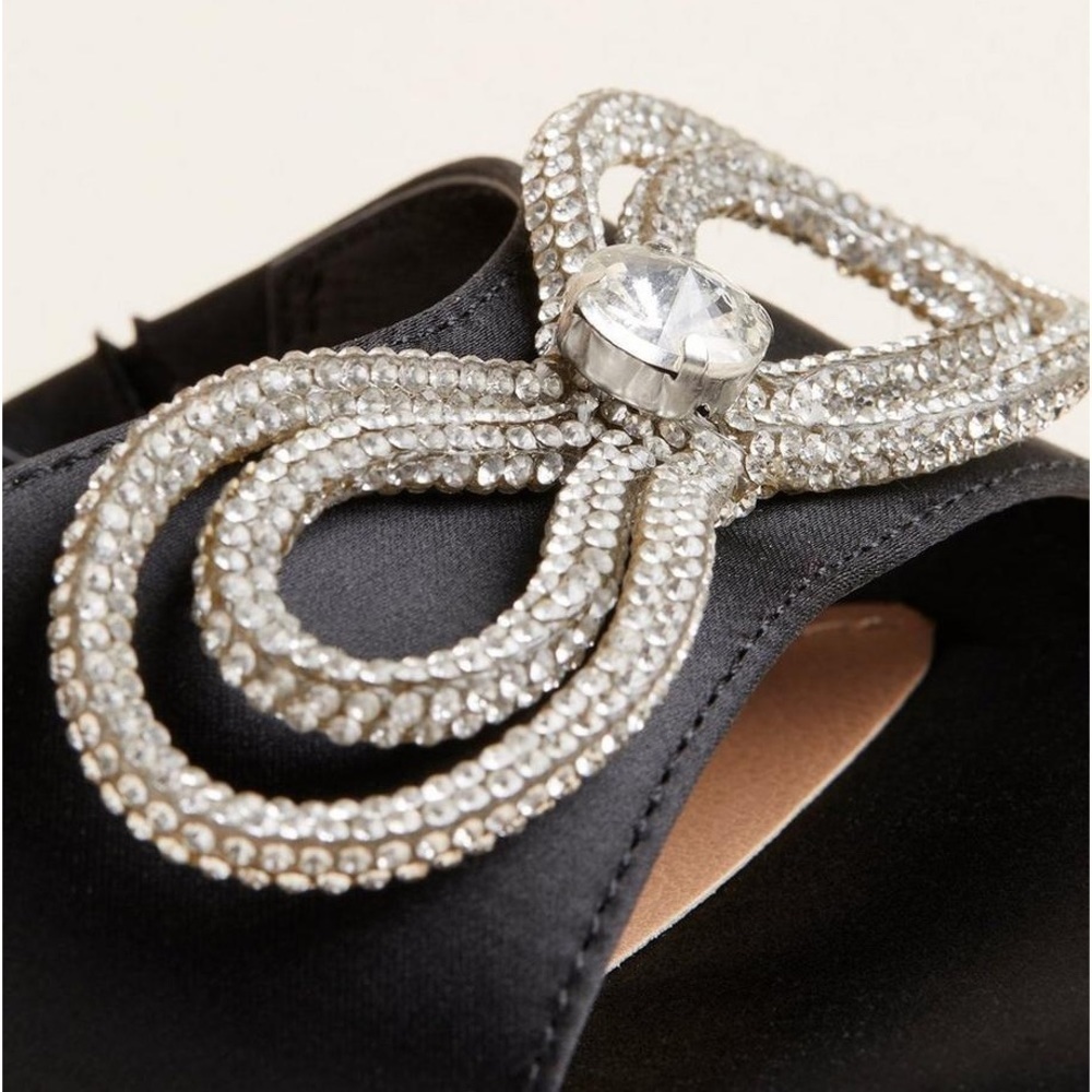New with tags TORRID Rhinestone Bow Mule (WW) Size:7.5 👡 - Picture 5 of 14